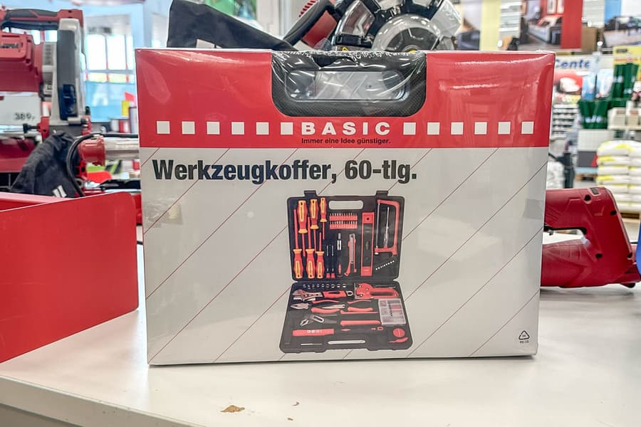 Werkzeugkoffer Basic, 60-teilig